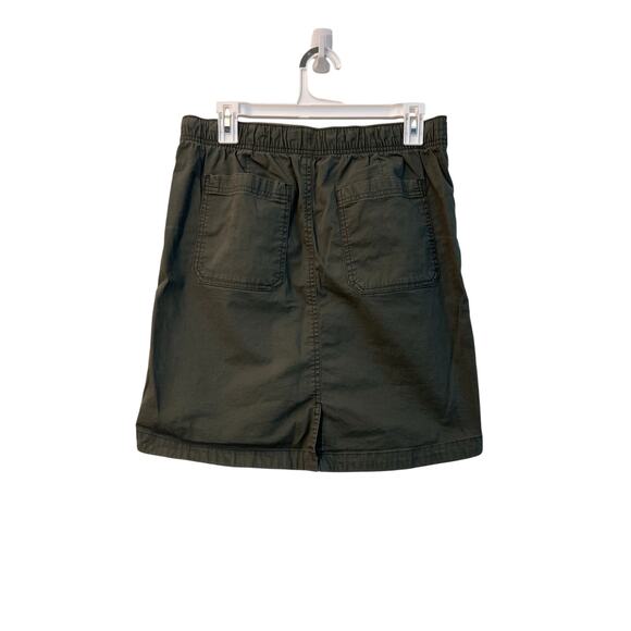 L.L. Bean Favorite Fit Women’s Size 8 Regular Olive Green Stretch Jean Skirt 19” - Picture 1 of 4